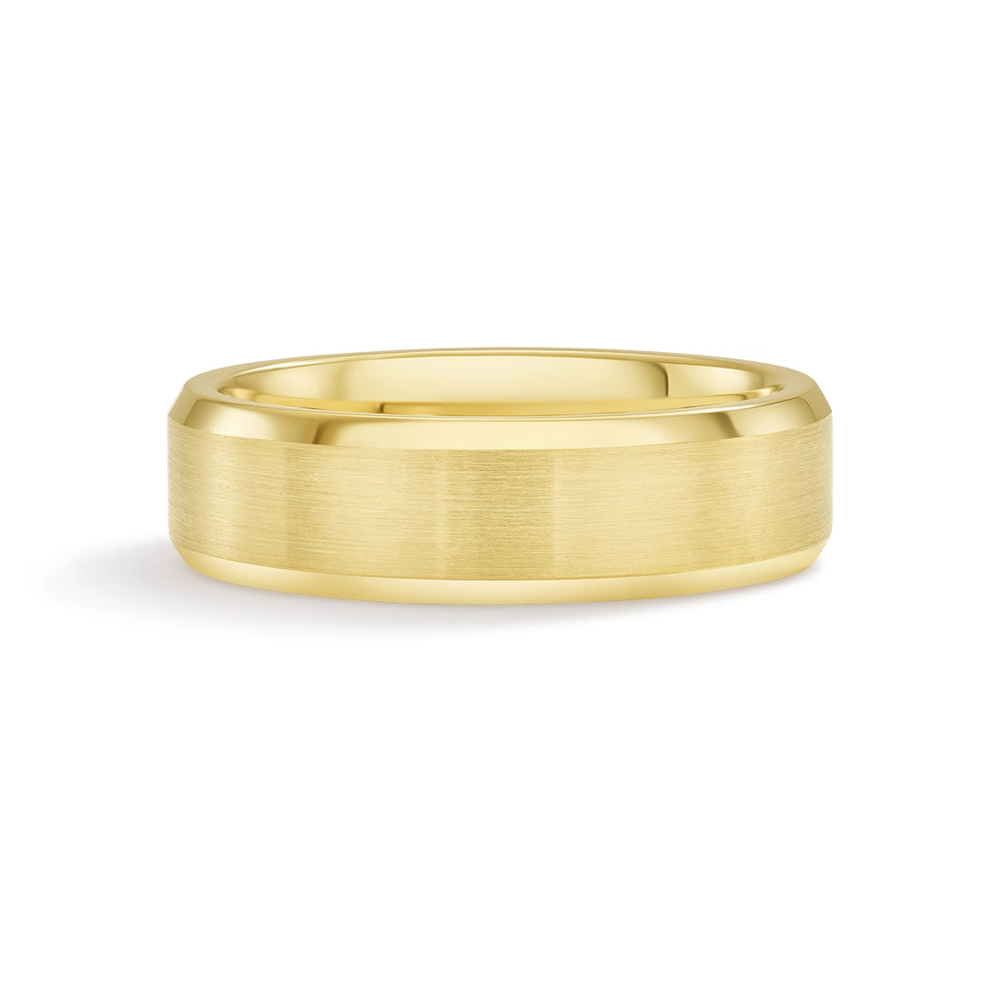 14K Yellow Gold Mens Band