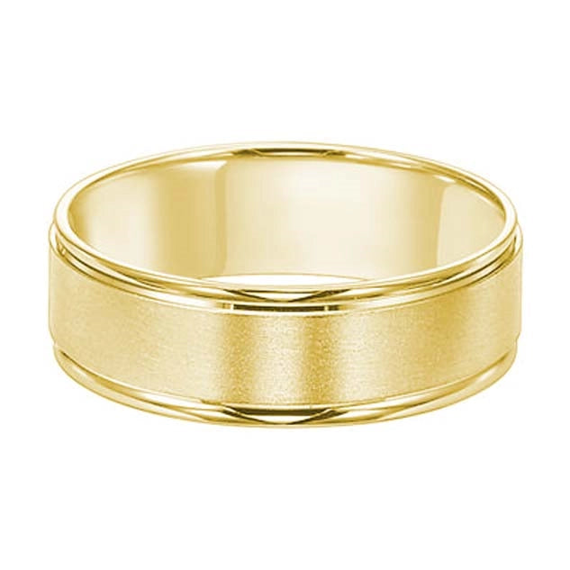 6mm 10K Yellow Gold Engraved Band