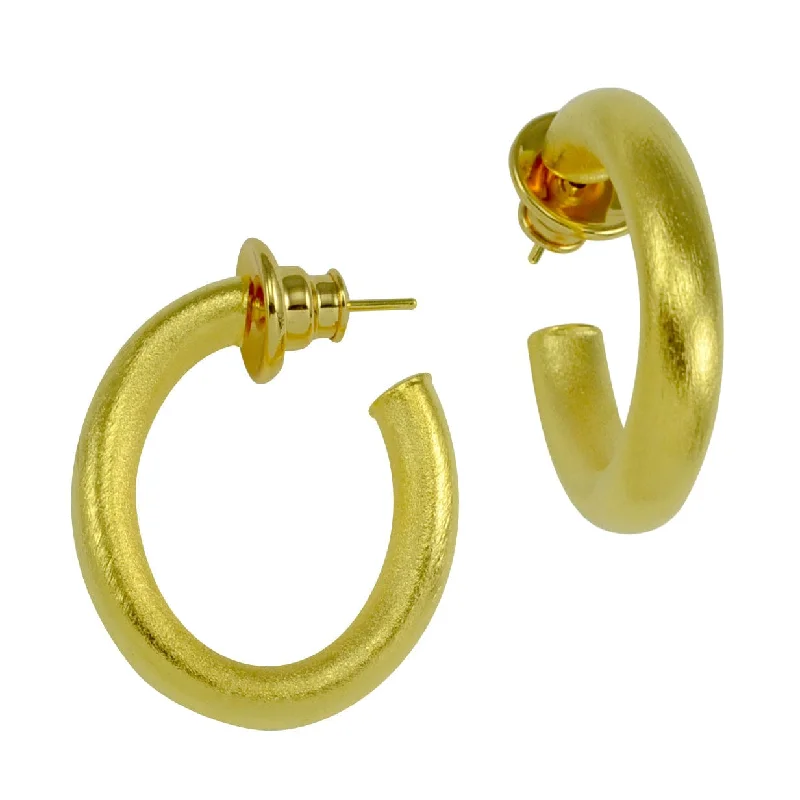 Grasse Oval Tube Hoop Earrings