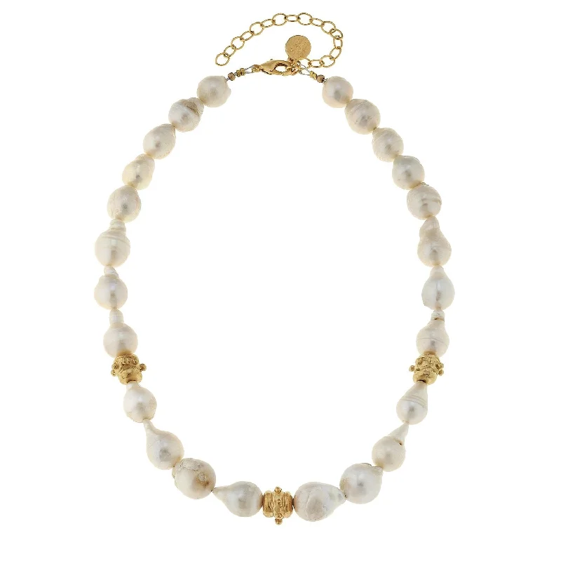 Baroque Pearl Bailey Necklace