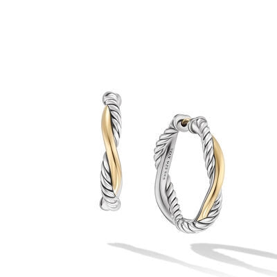 David Yurman 4mm Infinity Hoop Earrings