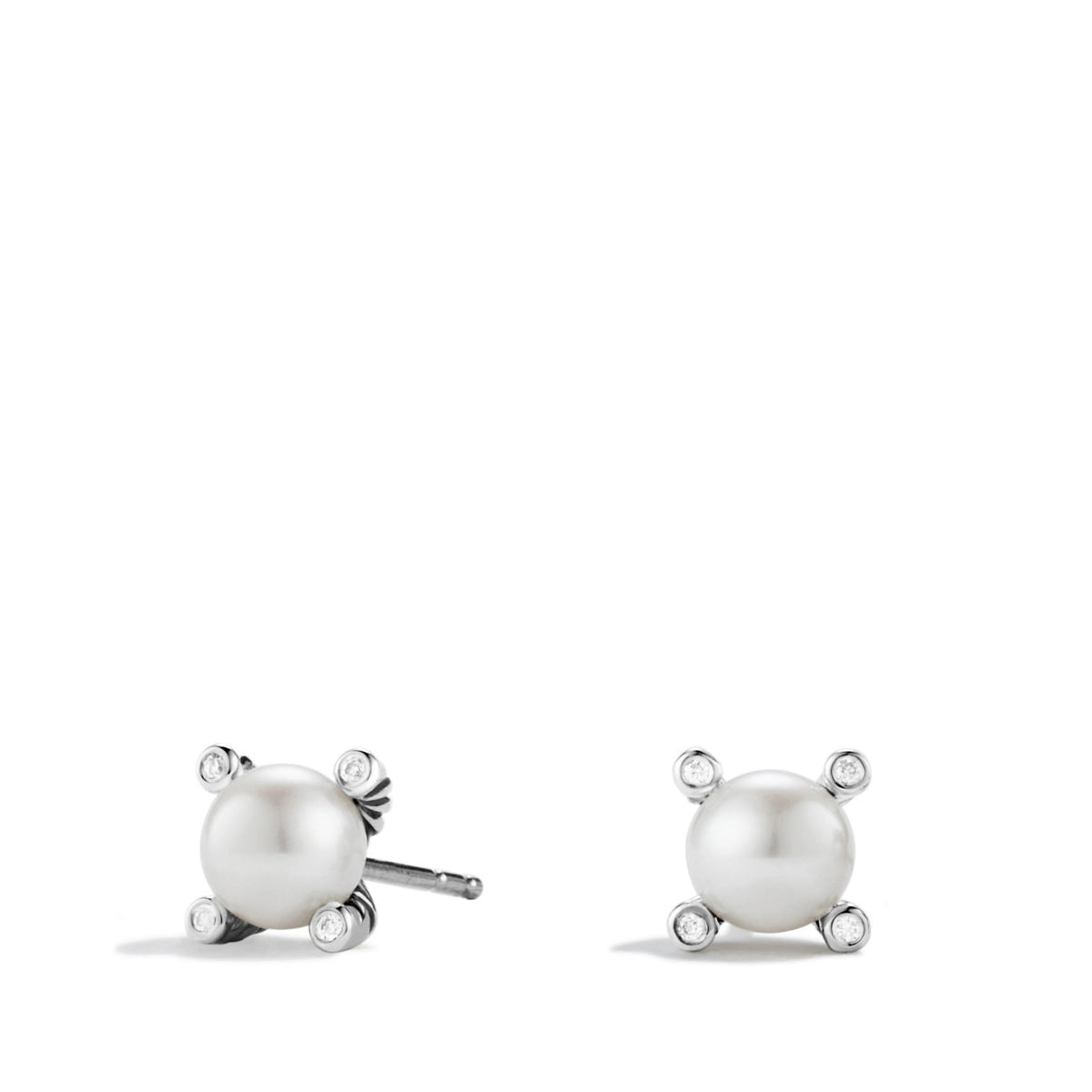 David Yurman Cable Pearl Small Stud Earrings