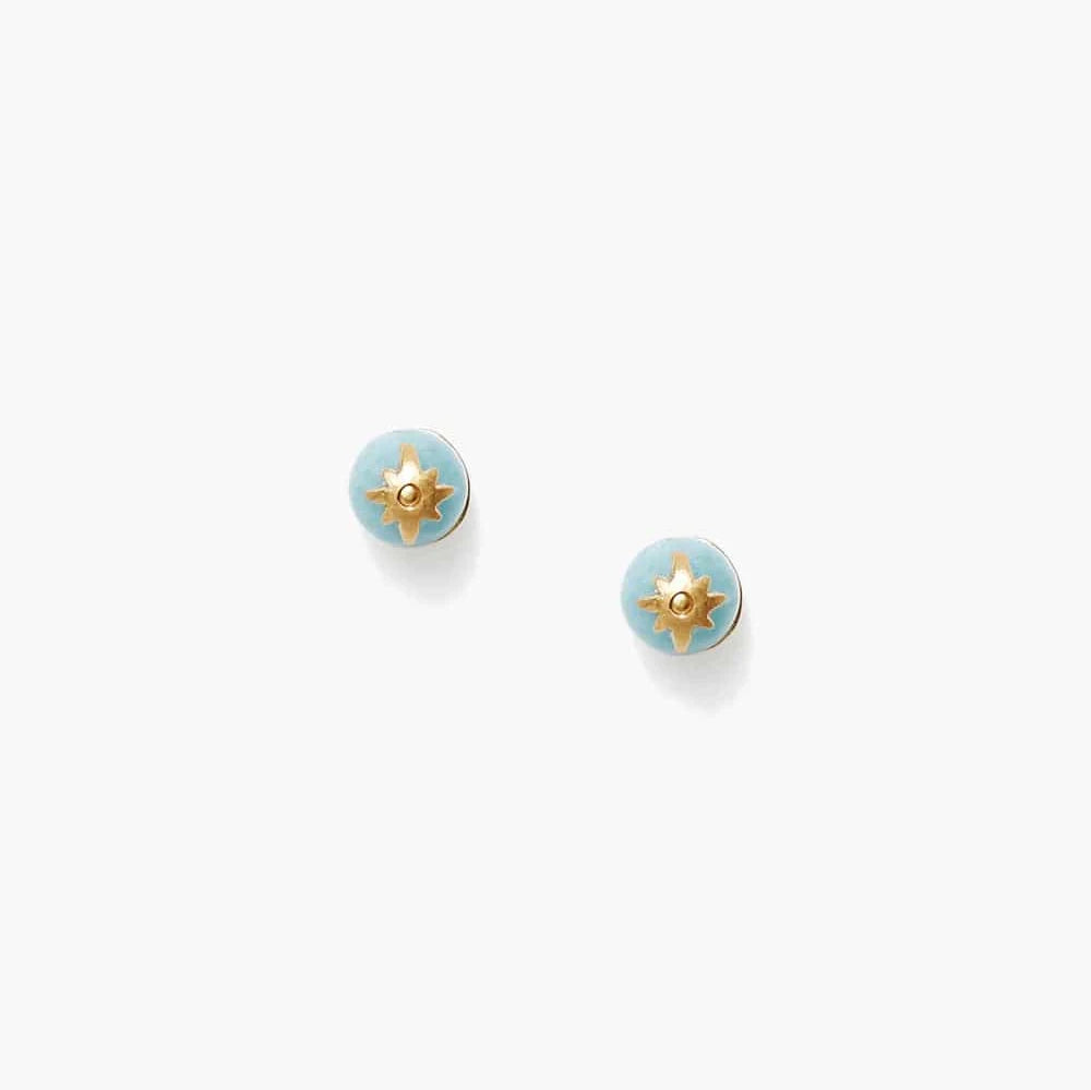 Aqua Cecilia Stud Earrings