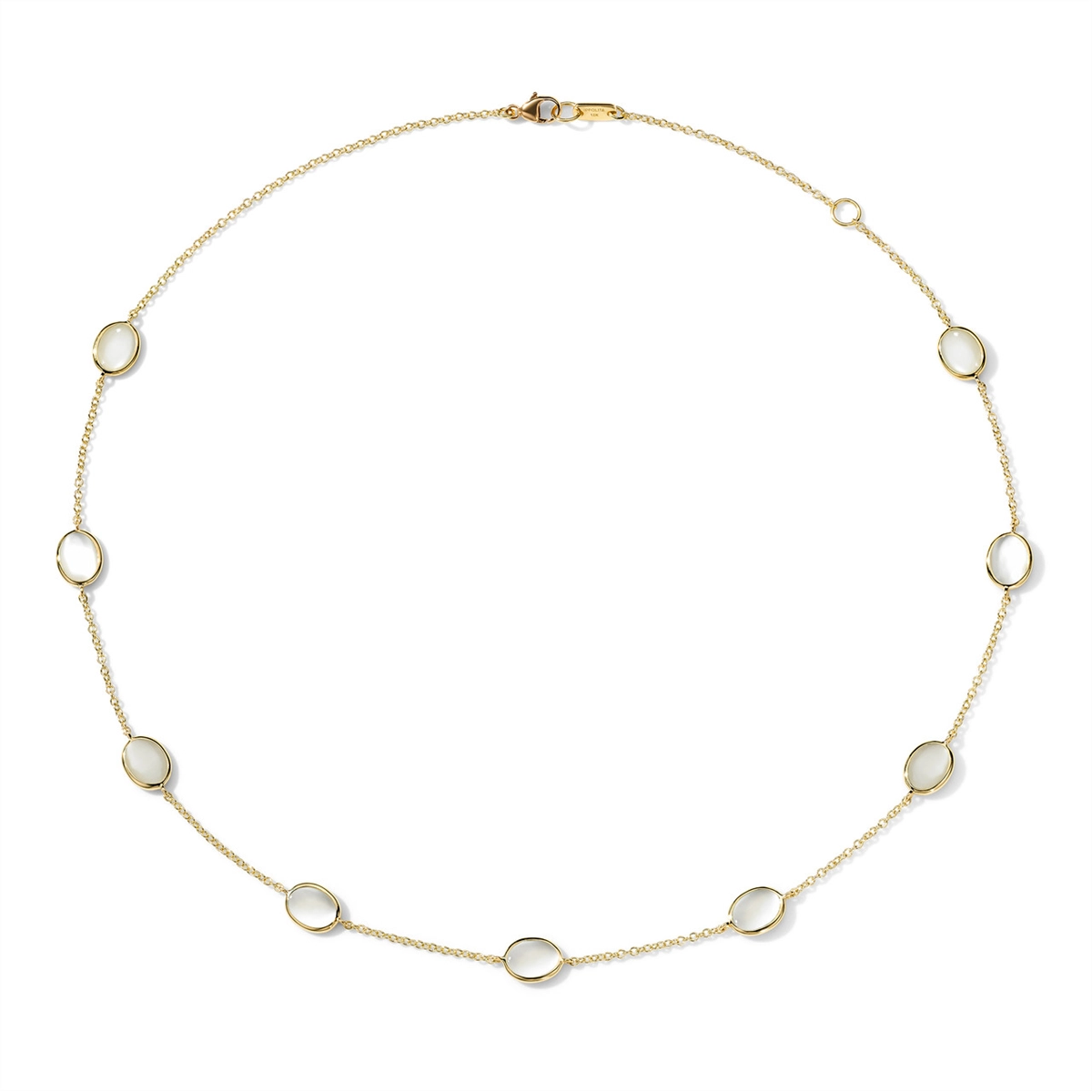 Ippolita 18K Yellow Gold Polished Rock Candy Confetti Necklace with Mother of Pearl