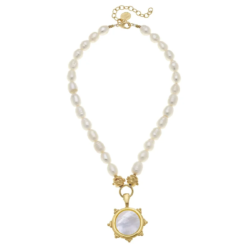 Mother of Pearl Florence Pearl Necklace