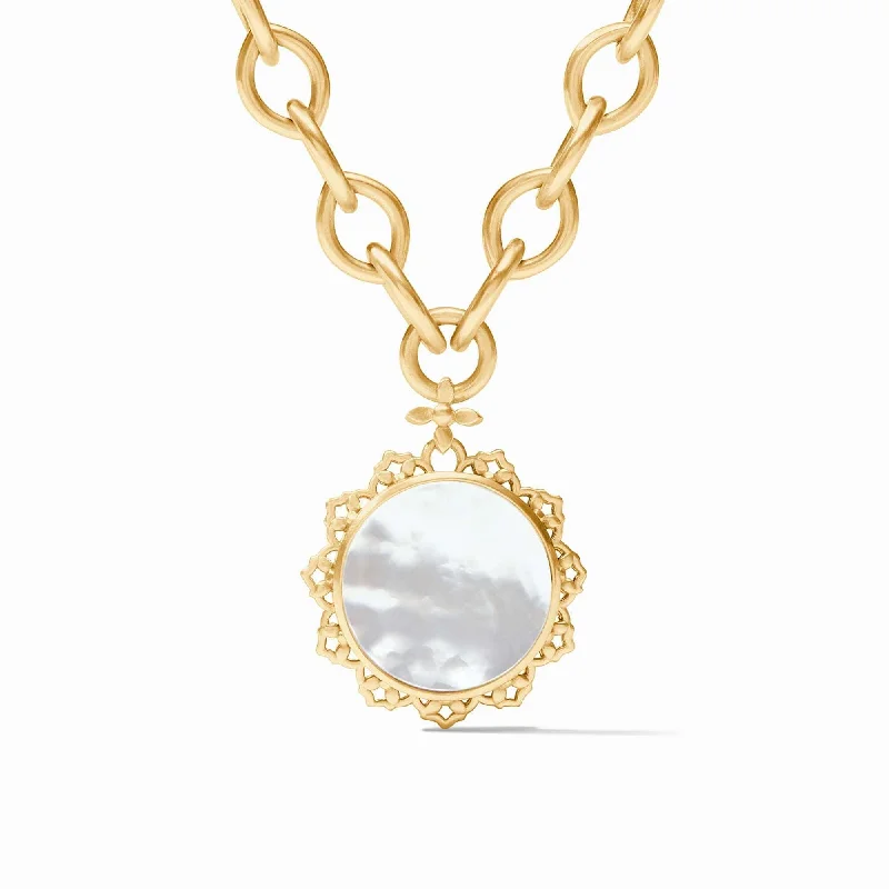 Mother of Pearl Helene Statement Necklace