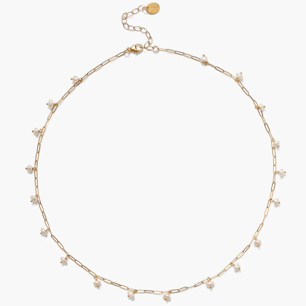 White Pearl Cayman Short Necklace