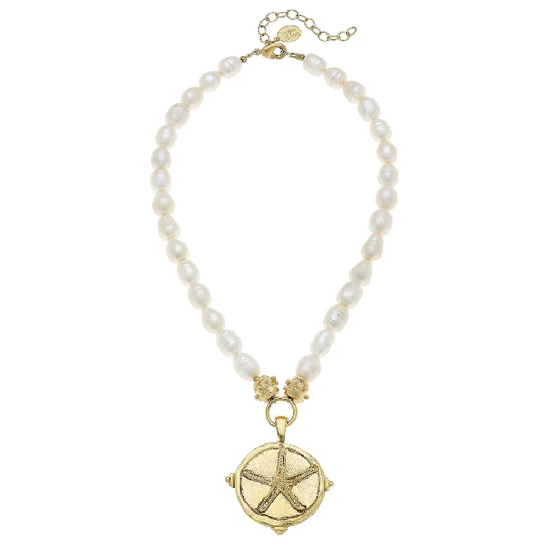 Starfish Pearl Necklace