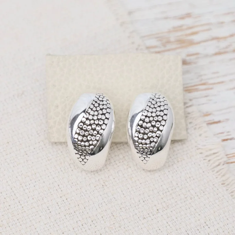 Electroform Dotty Hoop Earrings