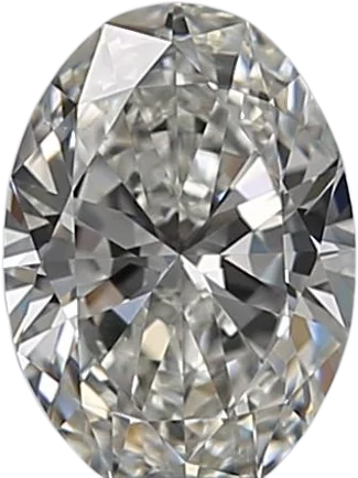 0.5 Carat G SI1 Oval Natural Diamond