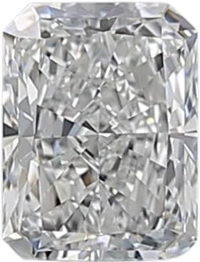 0.5 Carat E VVS2 Radiant Natural Diamond