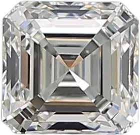 0.51 Carat H VVS1 Asscher Natural Diamond