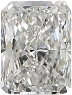 0.51 Carat H VVS1 Radiant Natural Diamond