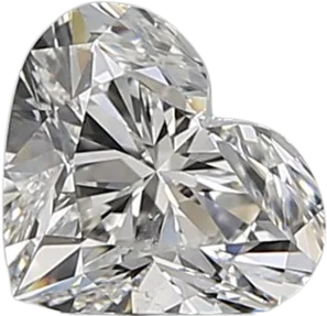 0.7 Carat G SI1 Heart Natural Diamond