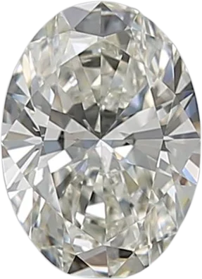 0.7 Carat I IF Oval Natural Diamond