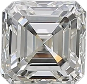 0.71 Carat I VVS1 Asscher Natural Diamond