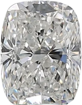 0.71 Carat F VVS1 Elongated Cushion Natural Diamond