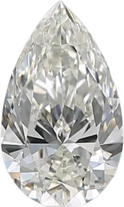 0.72 Carat I IF Pear Natural Diamond