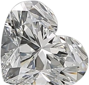 0.74 Carat G VVS2 Heart Natural Diamond