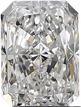 0.8 Carat E VVS2 Radiant Natural Diamond