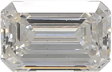 0.83 Carat F VS2 Emerald Lab Diamond