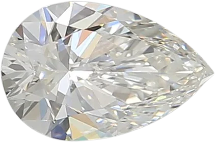 0.84 Carat G VVS2 Pear Lab Diamond