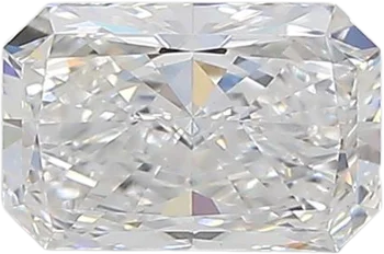 0.84 Carat E VS1 Radiant Lab Diamond