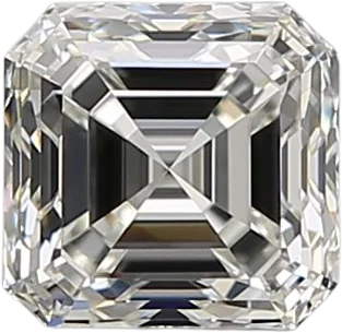 0.9 Carat I VVS1 Asscher Natural Diamond