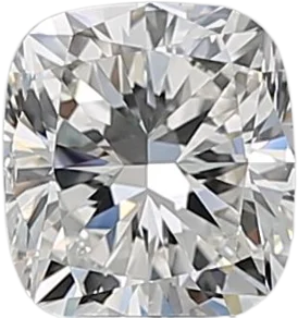 0.9 Carat F VVS1 Elongated Cushion Natural Diamond