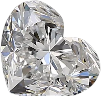 0.9 Carat D VS1 Heart Natural Diamond