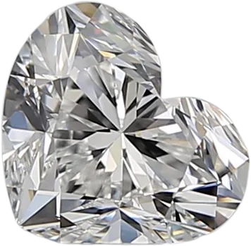 0.9 Carat E VS1 Heart Natural Diamond