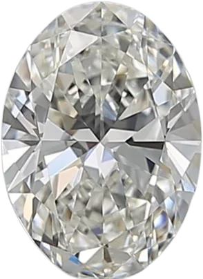 0.9 Carat I VVS1 Oval Natural Diamond