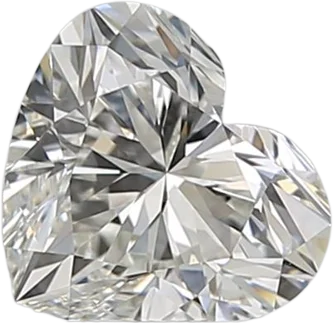 0.91 Carat I VVS1 Heart Natural Diamond