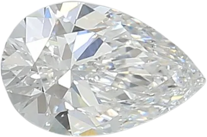 0.91 Carat D VS2 Pear Lab Diamond