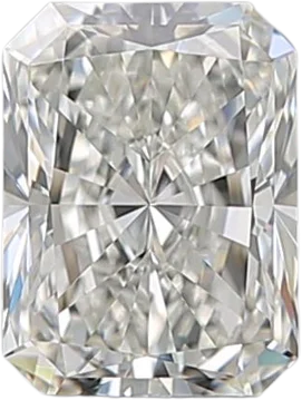 0.91 Carat H VS1 Radiant Natural Diamond