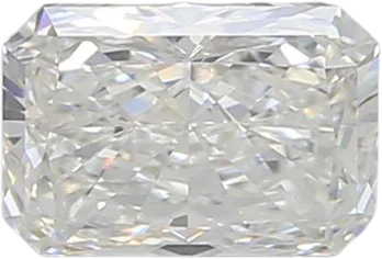 0.92 Carat F VVS2 Radiant Lab Diamond