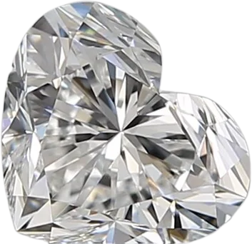 0.94 Carat E VVS1 Heart Natural Diamond