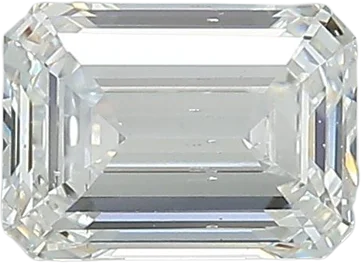 1 Carat F SI1 Emerald Lab Diamond