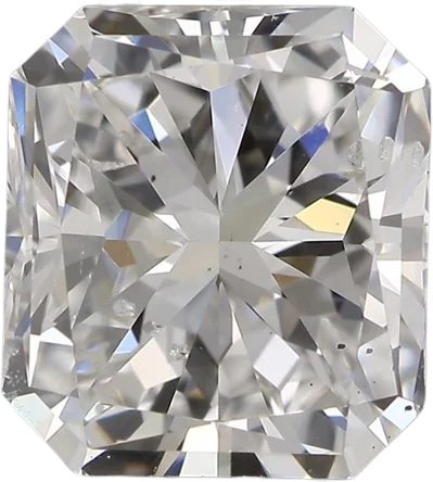 1 Carat F SI1 Radiant Natural Diamond