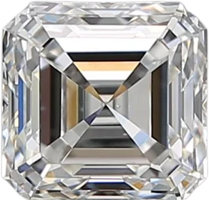 1.01 Carat F VS2 Asscher Natural Diamond