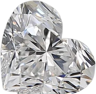 1.01 Carat D VVS2 Heart Natural Diamond