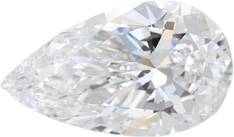 1.01 Carat D VVS1 Pear Lab Diamond