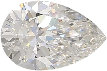 1.01 Carat F VVS1 Pear Lab Diamond