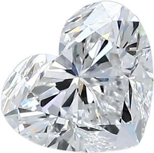 1.02 Carat D VS2 Heart Natural Diamond