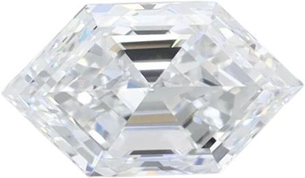 1.02 Carat D VVS1 HEXAGON Lab Diamond