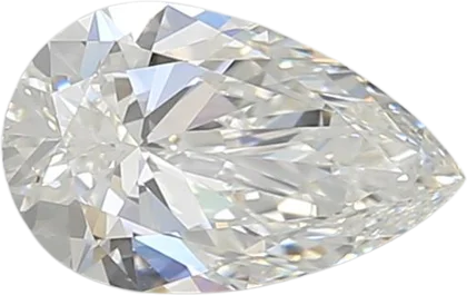 1.02 Carat F VVS1 Pear Lab Diamond