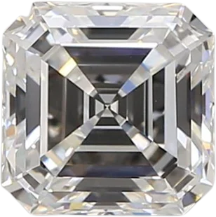 1.04 Carat F VS1 Asscher Lab Diamond