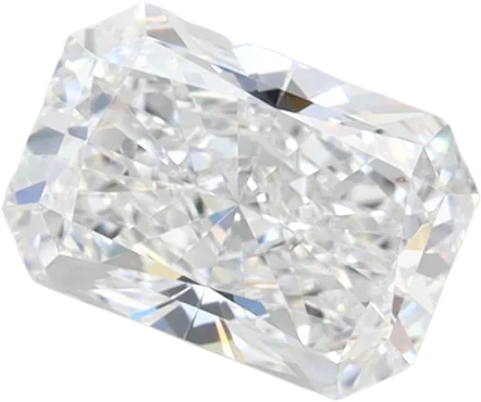 1.09 Carat D VVS2 Radiant Lab Diamond