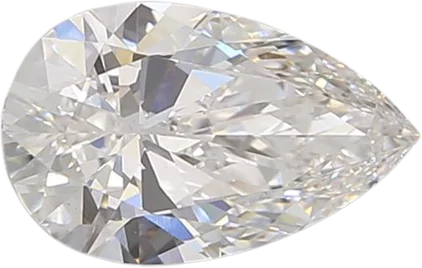 1.1 Carat E VVS2 Pear Lab Diamond