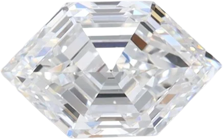 1.11 Carat D VVS1 HEXAGON Lab Diamond